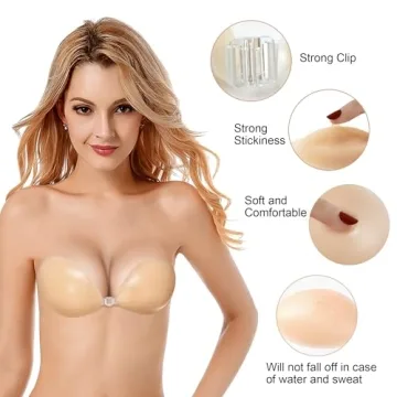 NONIO Invisible Push-Up Bra for Backless Dresses
