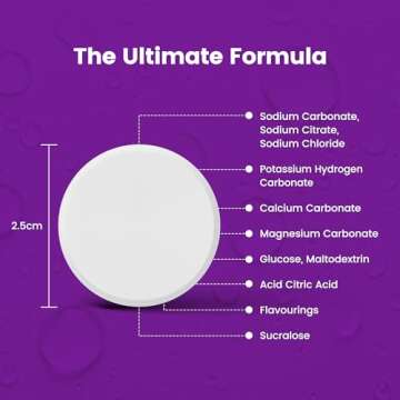 Precision Hydration Lite Electrolyte Drink - Multi Strength Effervescent Hydration Tablets - Combats Cramp - Low Calorie, Gluten Free, Vegan/Vegetarian Friendly, NSF (1 Tube, 1500mg/L - Purple Tube)
