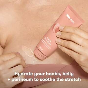 Frida Mom Stretch Mark Cream, Moisturizing Lotion for Stretch Marks and Perineal Massges with Vitami...