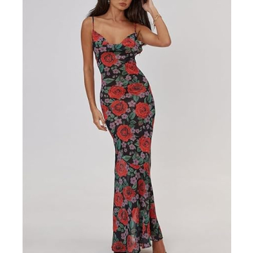 AskmAn Elegant Bodycon Dress for Spring Summer Parties