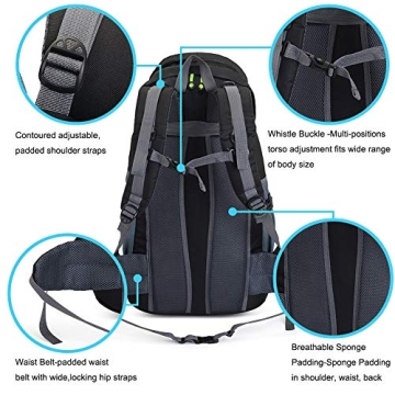 RuRu Monkey 50L Hiking Backpack for Outdoor Adventures