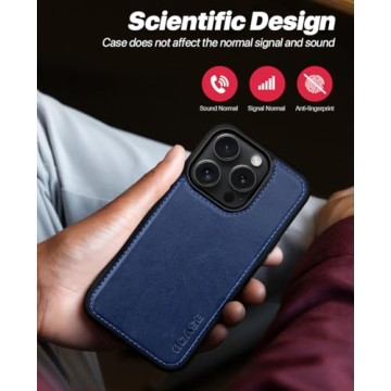 OCASE for iPhone 16 Pro Max Case Detachable Wallet Case with Card Holder, [2 in 1] PU Leather Flip Folio Case with RFID Blocking Stand Wrist Strap Shockproof Phone Cover 6.9 Inch 2024, Blue