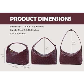 Vegan Leather Woven Tote Handbag - Stylish Eco-Friendly 2023