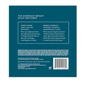 Patchology Restoring Night Glitter Eye Gels - Under Eye Patches For Dark Circles for Puffy Eyes Care - Hydrating Eye Mask Patch with Retinol - Eye Bags, Puffiness & Wrinkles Reducer (5 Pairs)