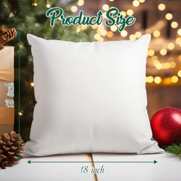 Christmas Snowflake Throw Pillow Covers - Set of 2