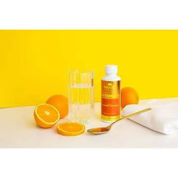 PURALITY HEALTH Vitamin C Liquid Supplement 1000mg per Serving, Micelle Liposomal Enhanced Absorption, Non-GMO, Gluten Free, Vegan, 15 Day Supply