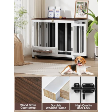 OtterOasis Dog Crate Furniture - Stylish & Functional