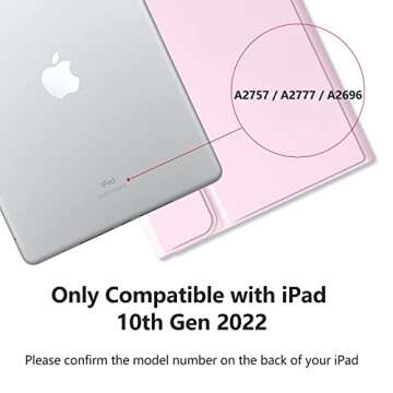 MMK Keyboard Case for iPad 11th Gen (A16, 2025) & 10th Generation (10.9", 2022), for iPad 11th 10th ...