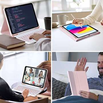 MMK Keyboard Case for iPad 11th & 10th Generation