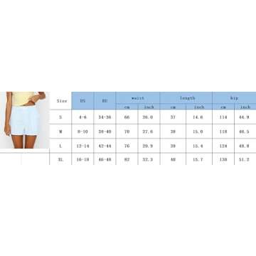 Women's Y2K Lounge Shorts Summer Striped Print Elastic Waist Boxer Shorts Loose Casual Pajama Bottoms Beachwear (Khaki, M)