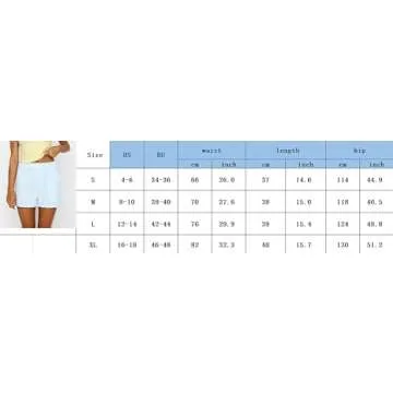 Women's Y2K Lounge Shorts Summer Striped Print Elastic Waist Boxer Shorts Loose Casual Pajama Bottoms Beachwear (Khaki, M)