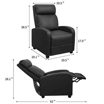 Devoko Massage Recliner Chair for Home Theater Comfort