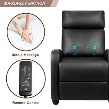 Devoko Massage Recliner Chair for Home Theater Comfort