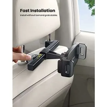 Lamicall Car Tablet Mount for Backseat Travel Entertainment