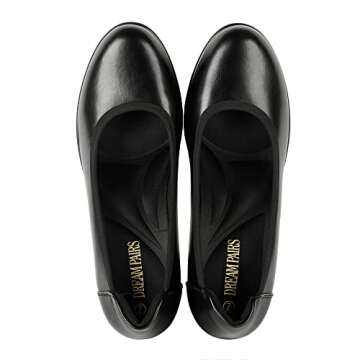 Comfortable Chunky Closed Toe Heels for Work & More