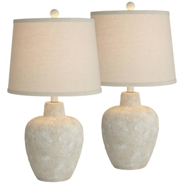 Stunning 360 Lighting Rustic Table Lamps Set of 2