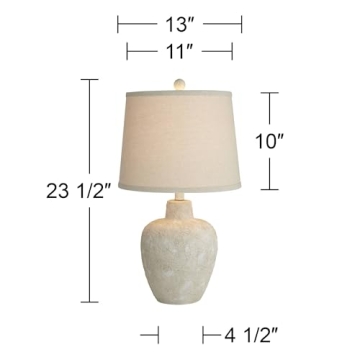 Stunning 360 Lighting Rustic Table Lamps Set of 2