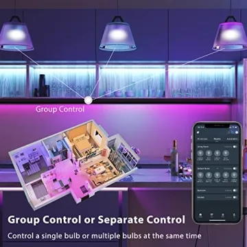 LUMIMAN Smart Light Bulbs - Voice-Controlled Color Changing Bulbs