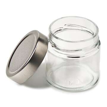 EZOWare Airtight Glass Jars Set of 12 for Kitchen Storage