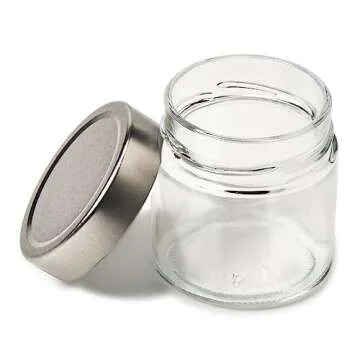 EZOWare Airtight Glass Jars Set of 12 for Kitchen Storage