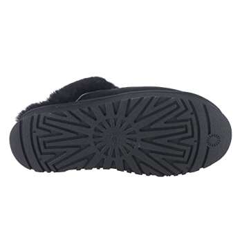 UGG Women's Disquette Slipper, Black, 10