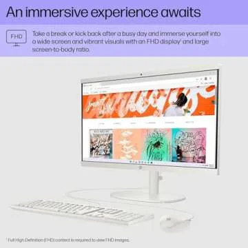 HP 22 inch All-in-One Desktop PC (New Version, 32GB RAM | 1TB Storage)