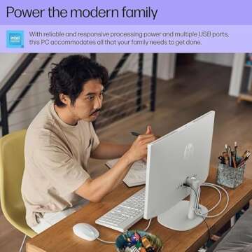 HP 22 inch All-in-One Desktop PC (New Version, 32GB RAM | 1TB Storage)