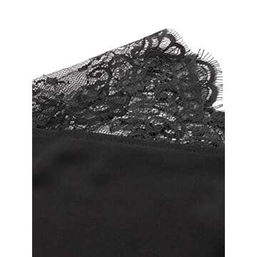 Stylish Floerns Women's Lace Office Blouse for Summer