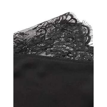 Stylish Floerns Women's Lace Office Blouse for Summer