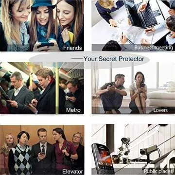 ACCREW Privacy Magnetic Case for iPhone 12/12 Pro, Anti Peep Magnetic Adsorption Privacy Screen Protector Double Sided Tempered Glass Metal Bumper Frame Anti Peeping Anti-Spy Phone Case Gold