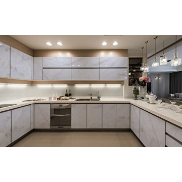 Stylish UNIHOME White Marble Contact Paper 15.7" x 197"