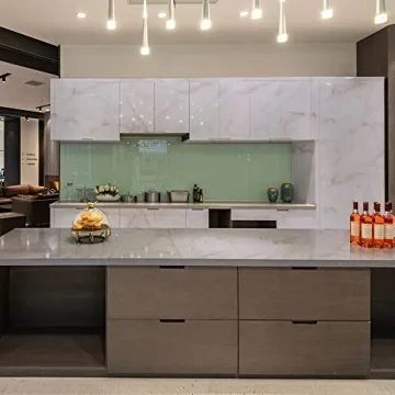 Stylish UNIHOME White Marble Contact Paper 15.7" x 197"