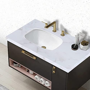 Stylish UNIHOME White Marble Contact Paper 15.7" x 197"