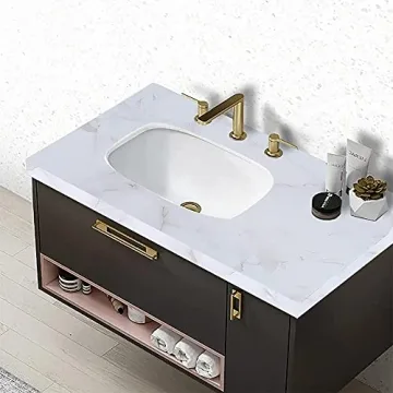 Stylish UNIHOME White Marble Contact Paper 15.7" x 197"