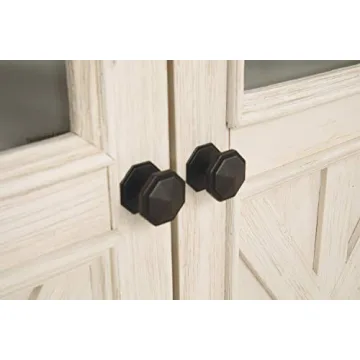 Two Tone Farmhouse TV Stand Ideal for Modern Living Rooms