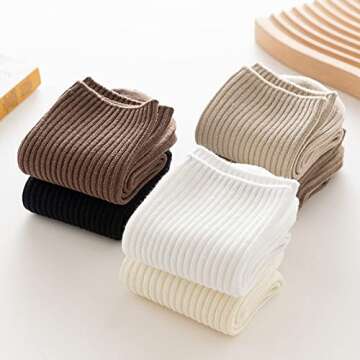 Riccess Multicolor Japanese Aesthetic Soft Socks