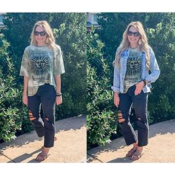 Shop Fenxxxl Oversized Tie Dye T Shirts for Women