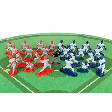 Kaskey Kids Baseball Guys - Red/Blue Inspires Kids Imaginations with Endless Hours of Creative, Open-Ended Play – Includes 2 Teams & Accessories – 29 Pieces in Every Set!