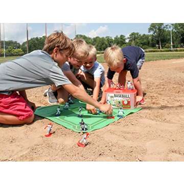 Kaskey Kids Baseball Guys - Red/Blue Inspires Kids Imaginations with Endless Hours of Creative, Open-Ended Play – Includes 2 Teams & Accessories – 29 Pieces in Every Set!
