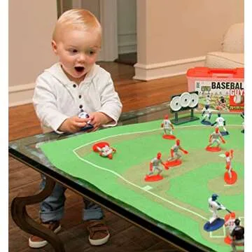 Kaskey Kids Baseball Guys - Red/Blue Inspires Kids Imaginations with Endless Hours of Creative, Open-Ended Play – Includes 2 Teams & Accessories – 29 Pieces in Every Set!