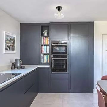 Stylish VILUXY Semi Flush Mount Industrial Ceiling Light