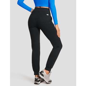High Waisted Jogger Medical Scrub Pants for Women