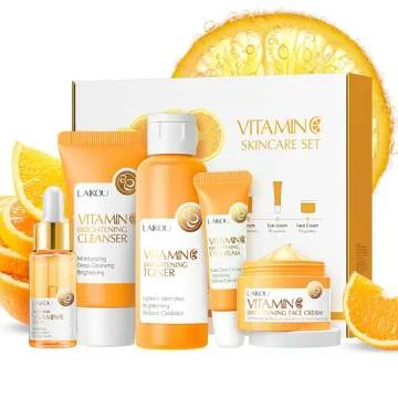 Teen Skincare Gift Set | 5Pcs Vitamin C Collection