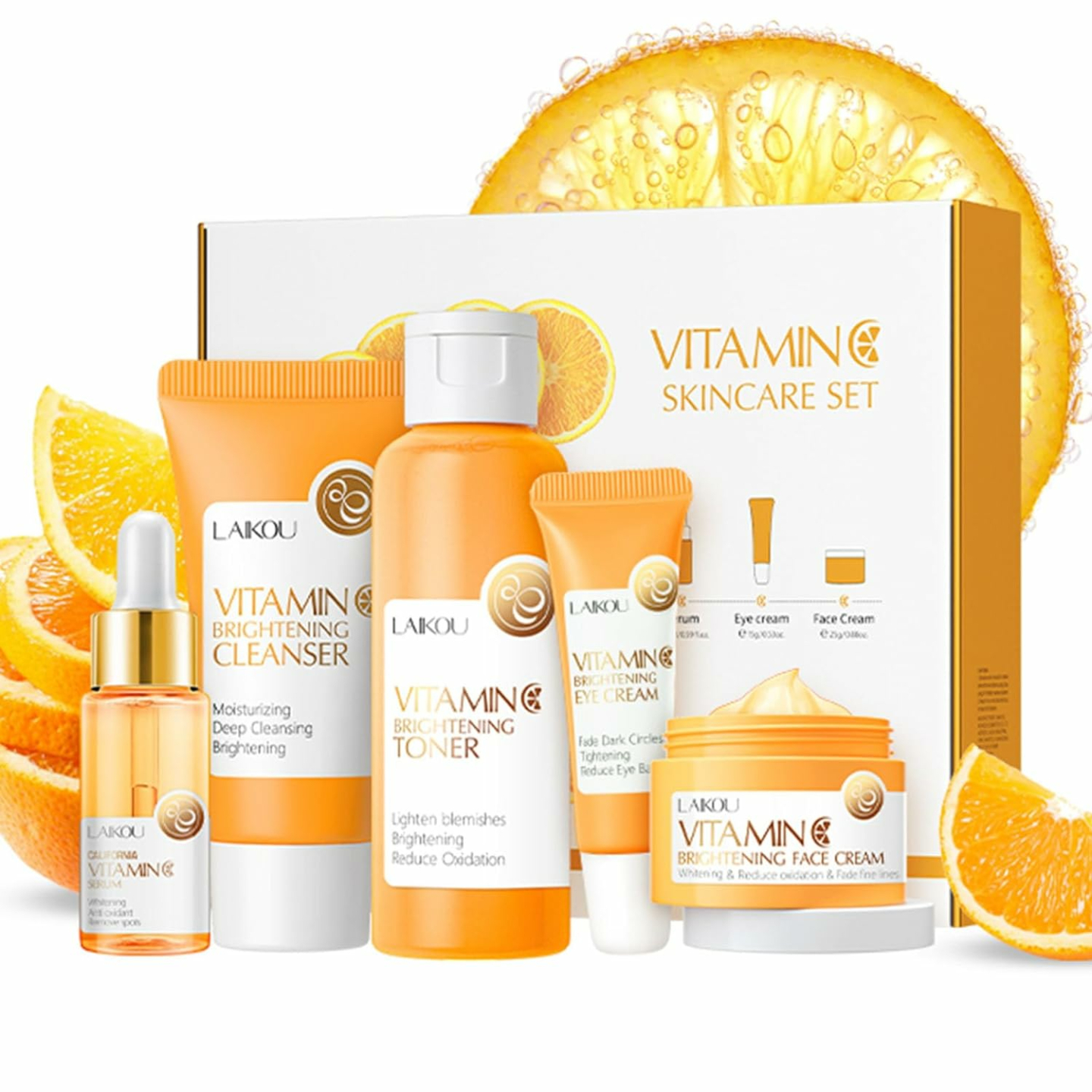 Teen Skincare Gift Set | 5Pcs Vitamin C Collection