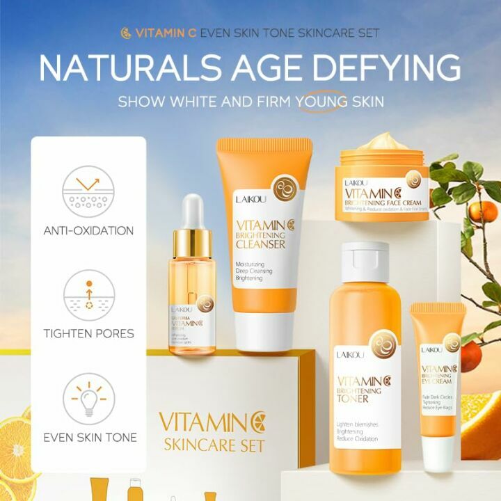 Teen Skincare Gift Set | 5Pcs Vitamin C Collection