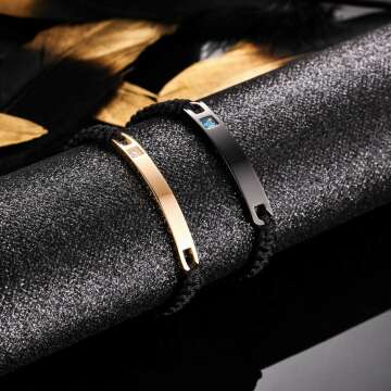 Custom Bracelets Set - Perfect Personalized Gift