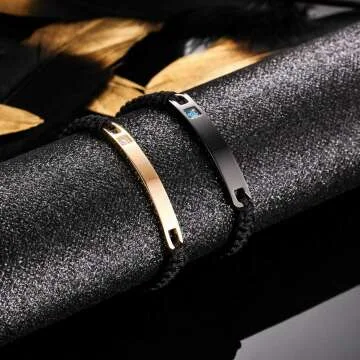 Custom Bracelets Set - Perfect Personalized Gift