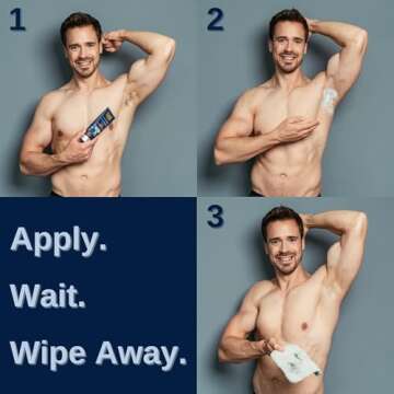 No Hair Crew Intimate/Private At Home Hair Removal Cream for Men - Painless, Flawless, Soothing Depilatory for Unwanted Coarse Male Body Hair, 100ml