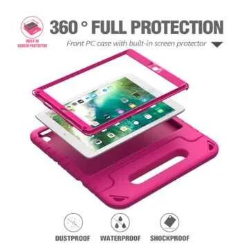 AVAWO Kids Case for iPad 9.7 with Screen Protector