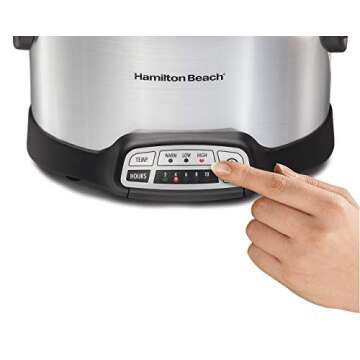 Hamilton Beach 5 Quart Programmable Slow Cooker: Effortless Cooking